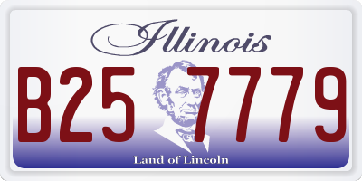 IL license plate B257779