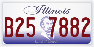 IL license plate B257882