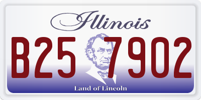IL license plate B257902