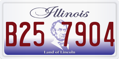 IL license plate B257904