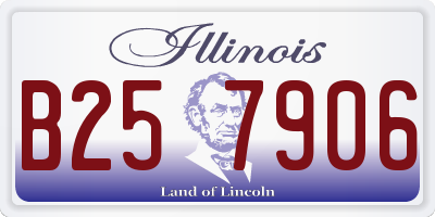 IL license plate B257906