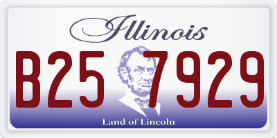 IL license plate B257929