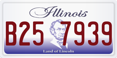 IL license plate B257939