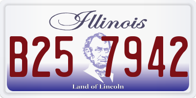 IL license plate B257942