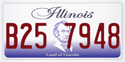 IL license plate B257948