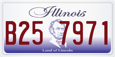 IL license plate B257971