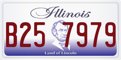 IL license plate B257979