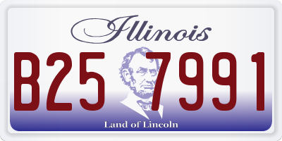 IL license plate B257991