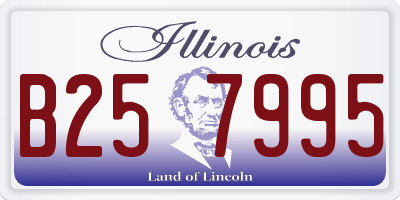 IL license plate B257995