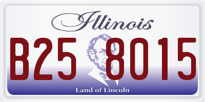 IL license plate B258015