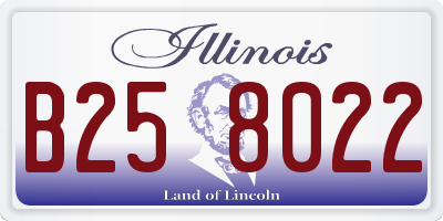 IL license plate B258022