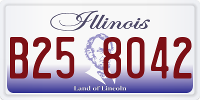 IL license plate B258042