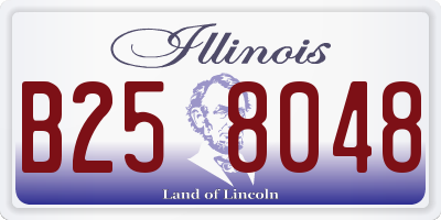 IL license plate B258048