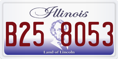 IL license plate B258053