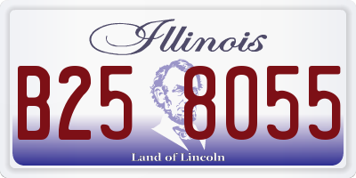 IL license plate B258055