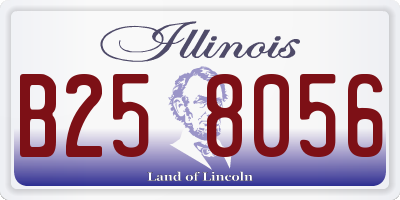 IL license plate B258056