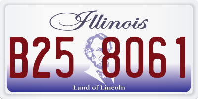 IL license plate B258061