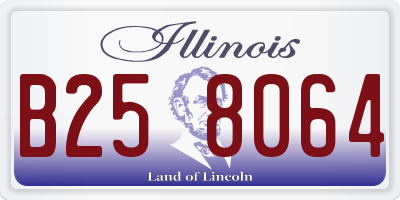IL license plate B258064