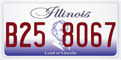 IL license plate B258067