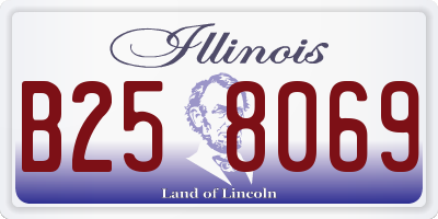 IL license plate B258069