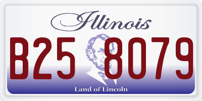 IL license plate B258079