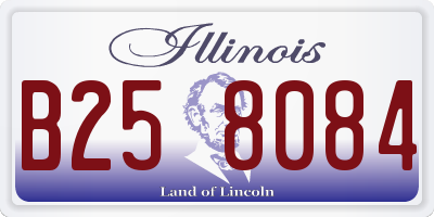 IL license plate B258084