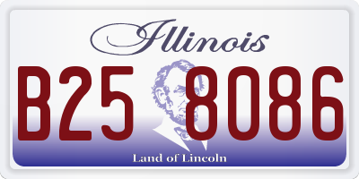 IL license plate B258086