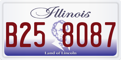 IL license plate B258087