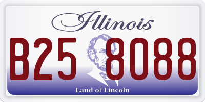 IL license plate B258088
