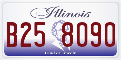 IL license plate B258090