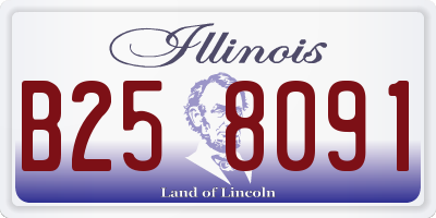 IL license plate B258091