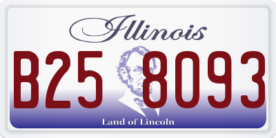 IL license plate B258093