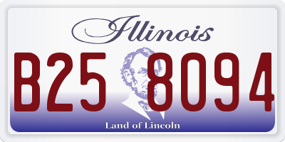 IL license plate B258094