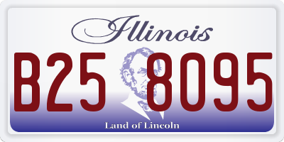 IL license plate B258095