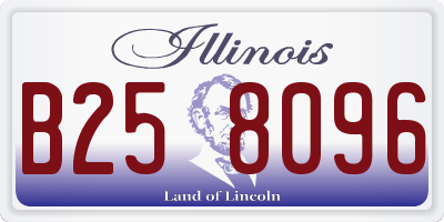 IL license plate B258096