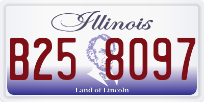 IL license plate B258097