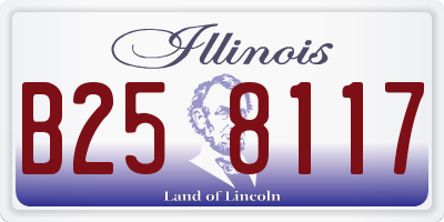 IL license plate B258117