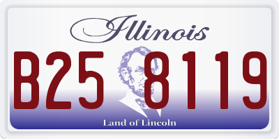 IL license plate B258119