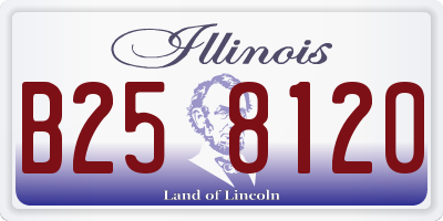 IL license plate B258120