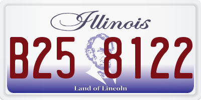 IL license plate B258122