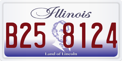 IL license plate B258124