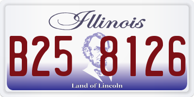 IL license plate B258126