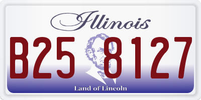 IL license plate B258127