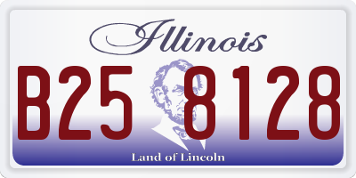IL license plate B258128