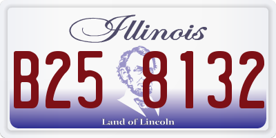 IL license plate B258132