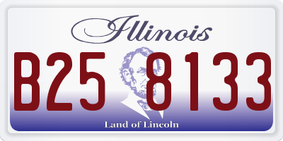 IL license plate B258133