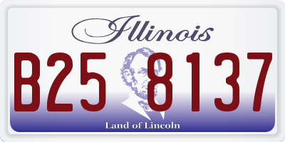 IL license plate B258137