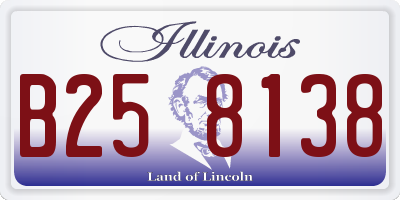 IL license plate B258138