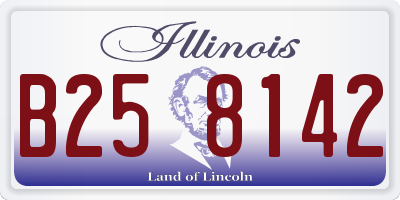 IL license plate B258142