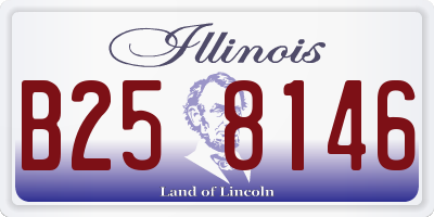IL license plate B258146